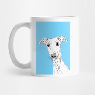 Whippet Dog Portrait Mug